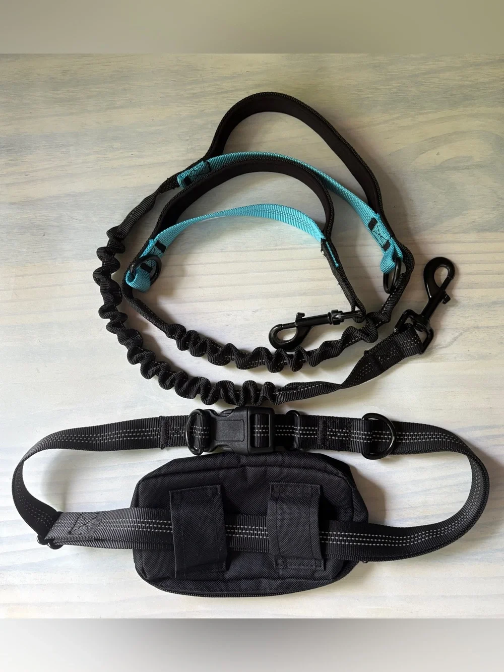 Hands-Free Dog Leash with Waist Pouch